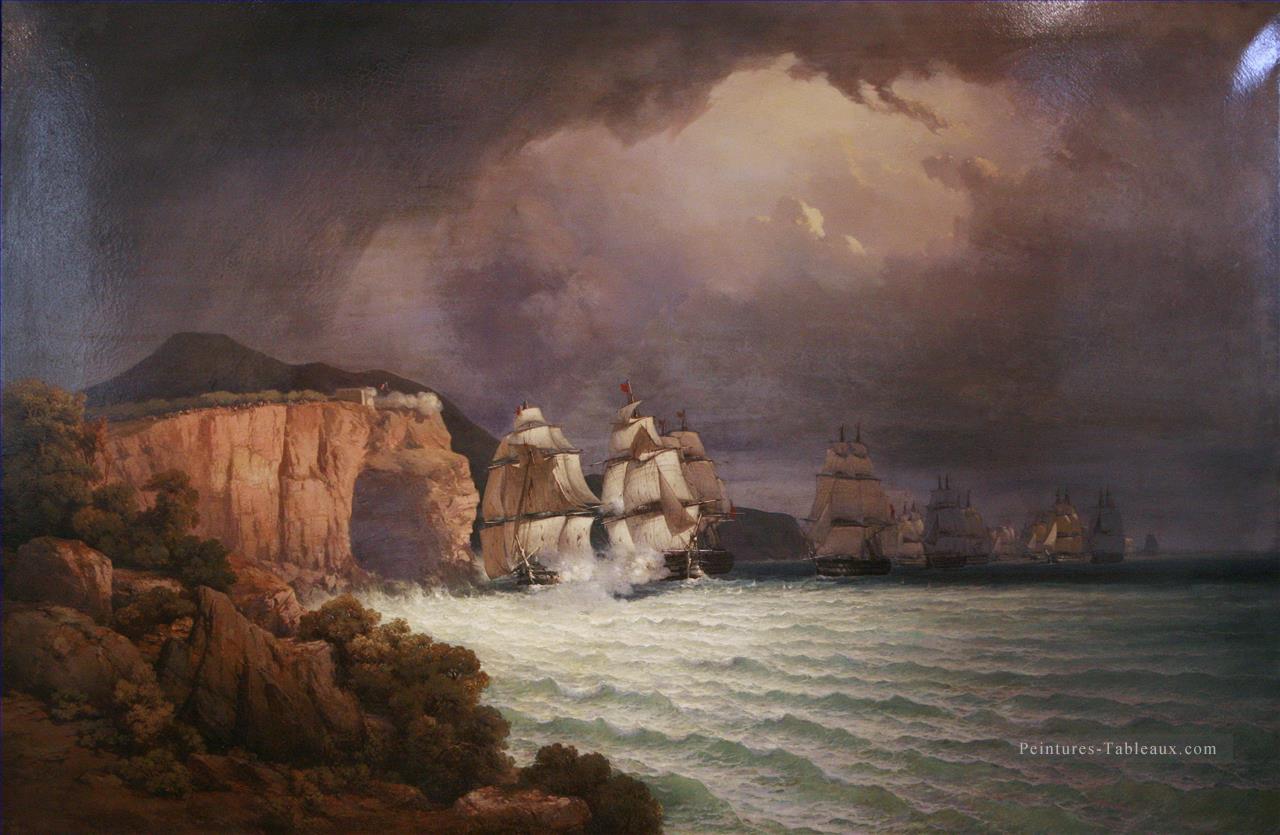 Combat du Romulus Batailles navales Peintures à l'huile